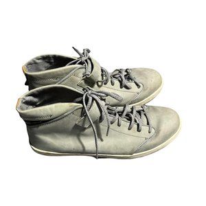 Teva Willow Chukka Sneaker Wild Dove Grey Leather High Top Shoes Size 11